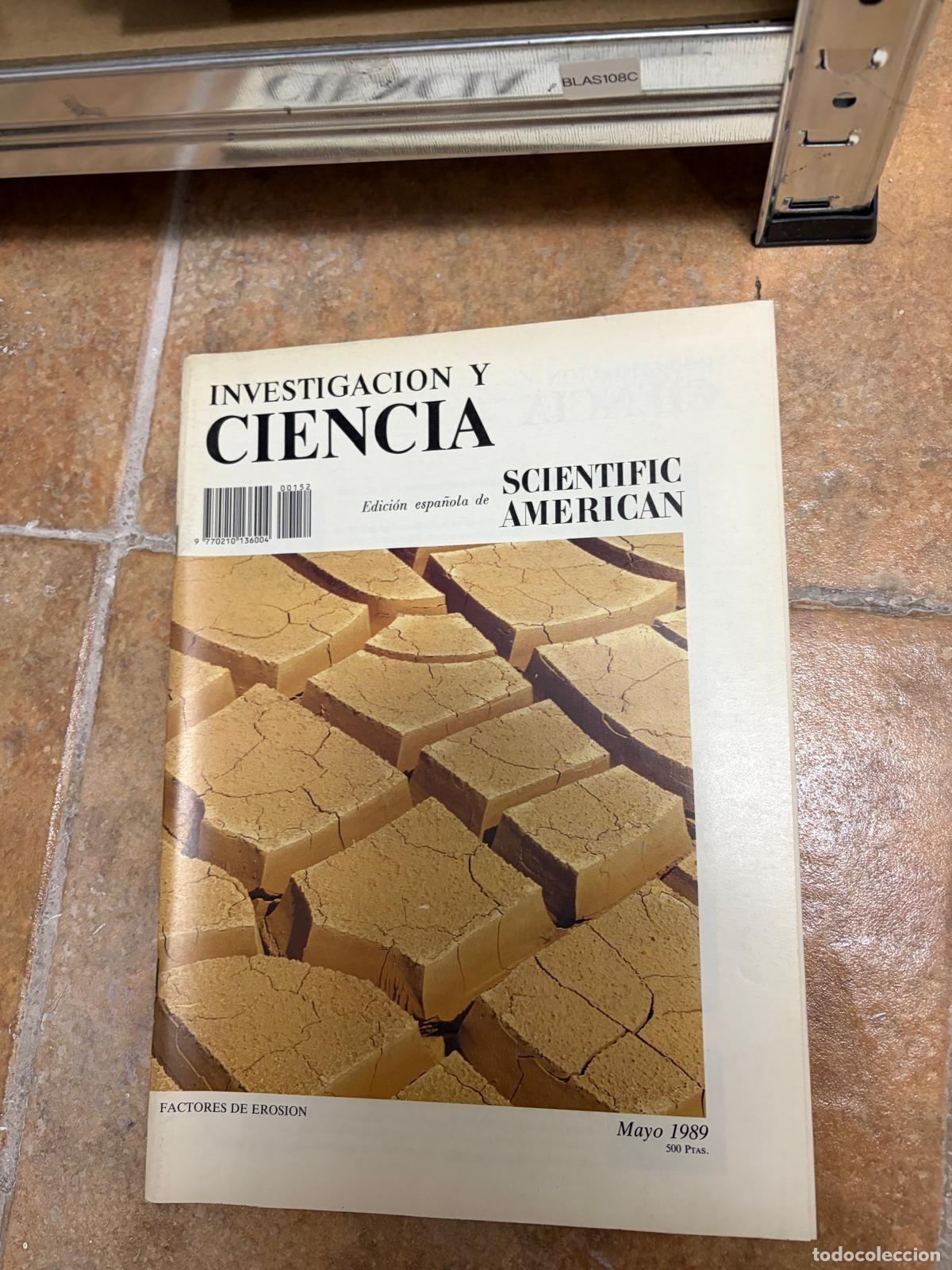 Coleccionismo de revistas y peri&oacute;dicos: BLAS108C REVISTA INVESTIGACION Y CIENCIA MAYO 1989 FACTORES DE EROSION