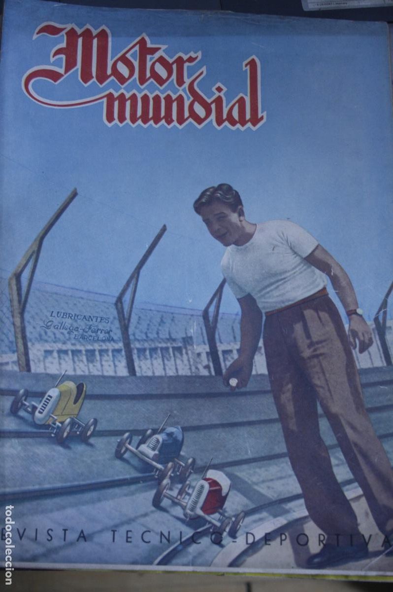 Coleccionismo de revistas y peri&oacute;dicos: revista MOTOR MUNDIAL N&ordm; 28 FRAZER TRIUMPH EL HUEVO FORD COCHES MOTOS BILBAO 1946