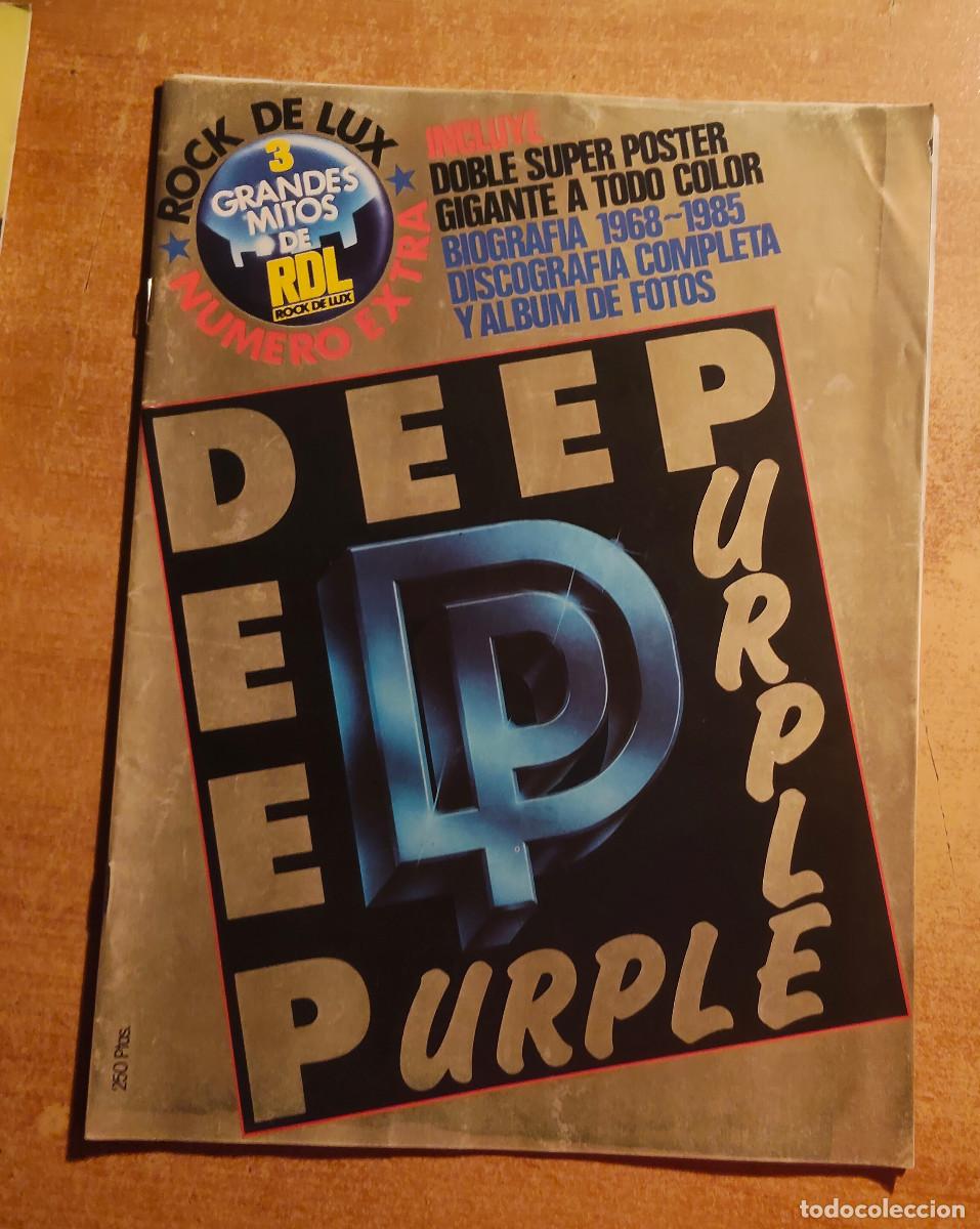Coleccionismo de revistas y peri&oacute;dicos: Rock de Lux extra Deep Purple REVISTA DEEP PURPLE - EXTRA