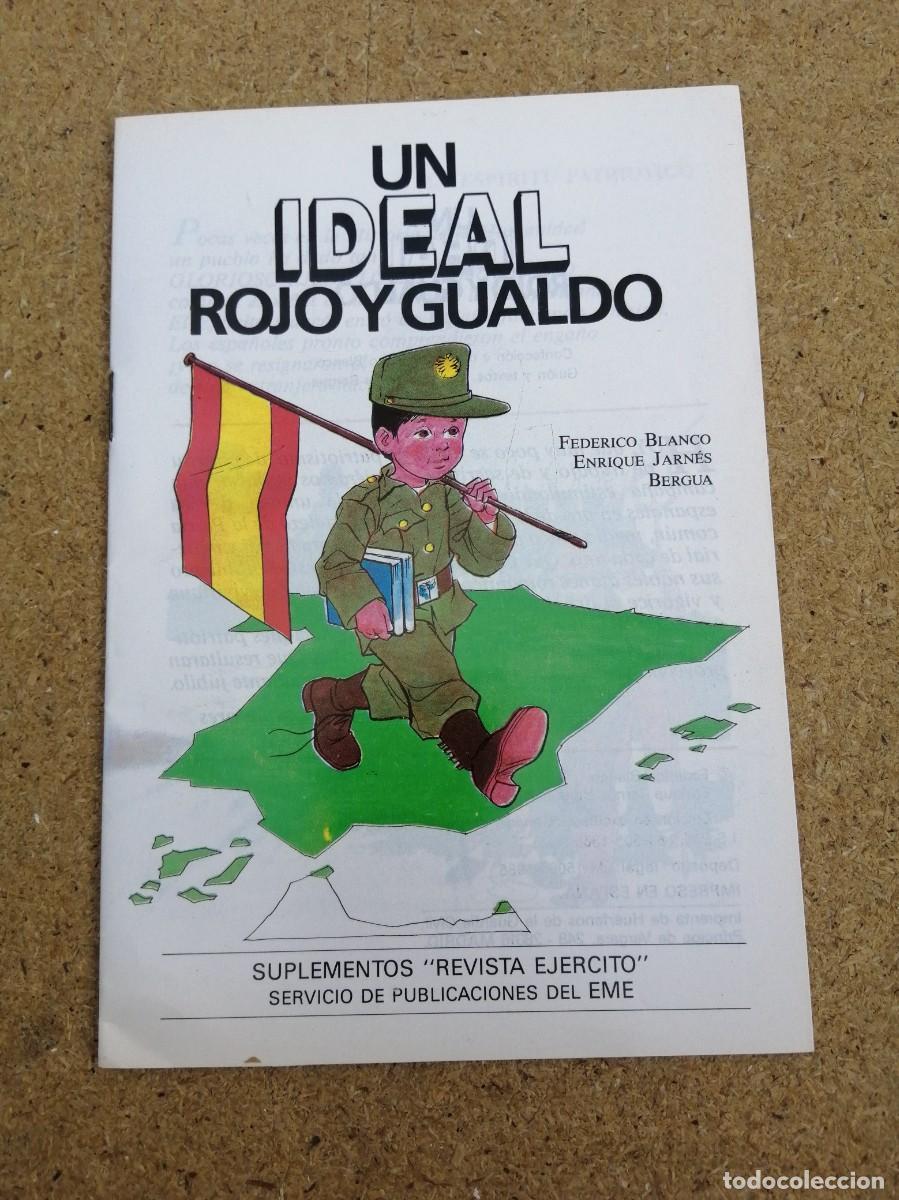 Coleccionismo de revistas y peri&oacute;dicos: UN IDEAL ROJO Y GUALDO. LIBRETO SUPLEMENTO REVISTA EJERCITO