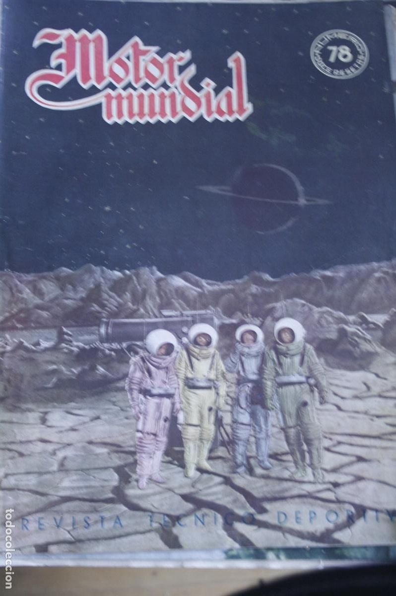 Coleccionismo de revistas y peri&oacute;dicos: revista MOTOR MUNDIAL N&ordm; 78 RENAULT LE SABLE ASTRONAUTICA DKW HERVAS DIANA DURBIN 1951