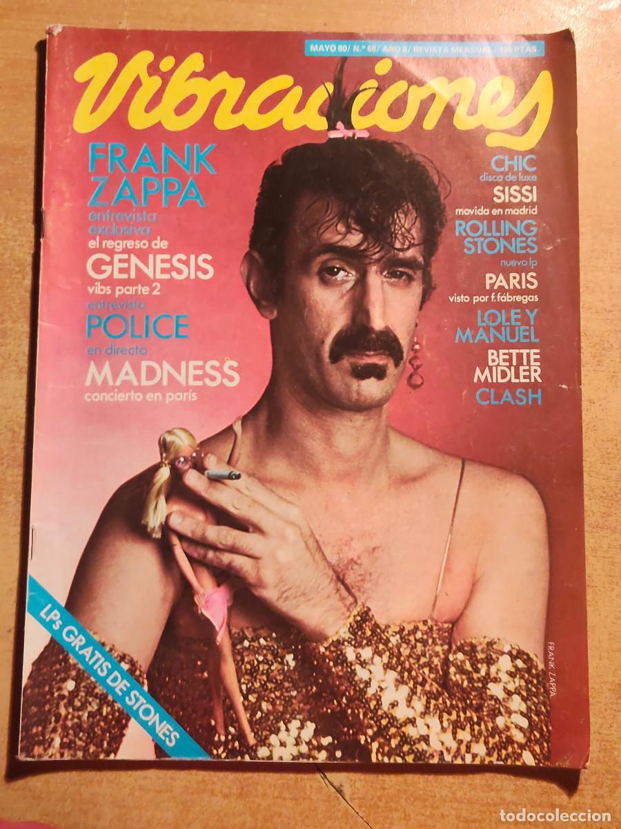 Coleccionismo de revistas y peri&oacute;dicos: VIBRACIONES N&deg; 68 (1980). VIBS: GENESIS (2&ordf; PARTE), FRANK ZAPPA, MADNESS, THE CLASH, JUAN GATTI, ROL