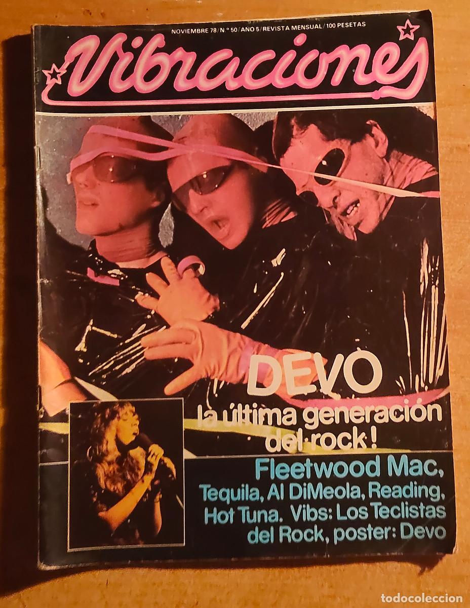Coleccionismo de revistas y peri&oacute;dicos: VIBRACIONES - 1978 - AL DI MEOLA, DEVO, TEQUILA, ANGEL CASAS, LOS TECLISTAS DEL ROCK, FLEETWOOD MAC