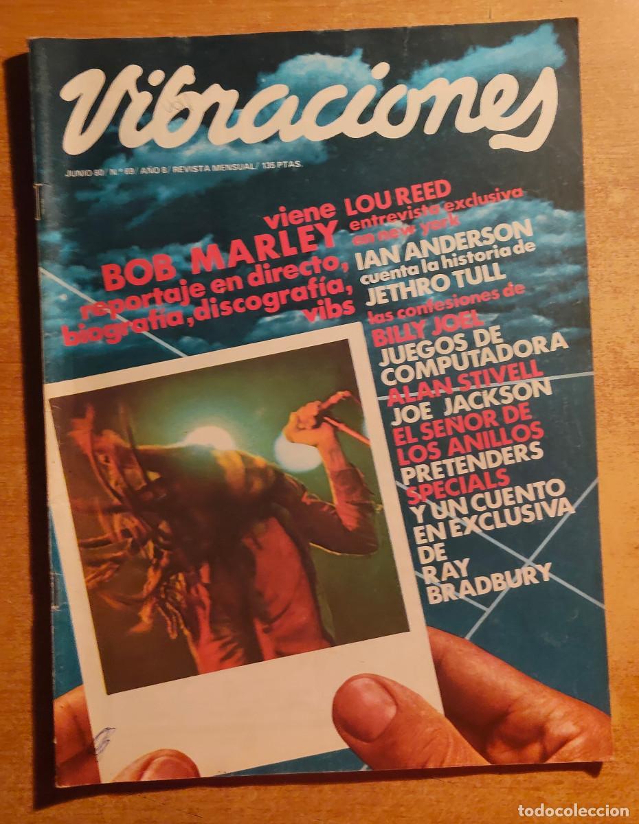 Coleccionismo de revistas y peri&oacute;dicos: VIBRACIONES 69 JUNIO 1980 LOU REED BOB MARLEY SPECIALS RAY BRADBURY EL SE&Ntilde;OR DE LOS ANILLOS&hellip;