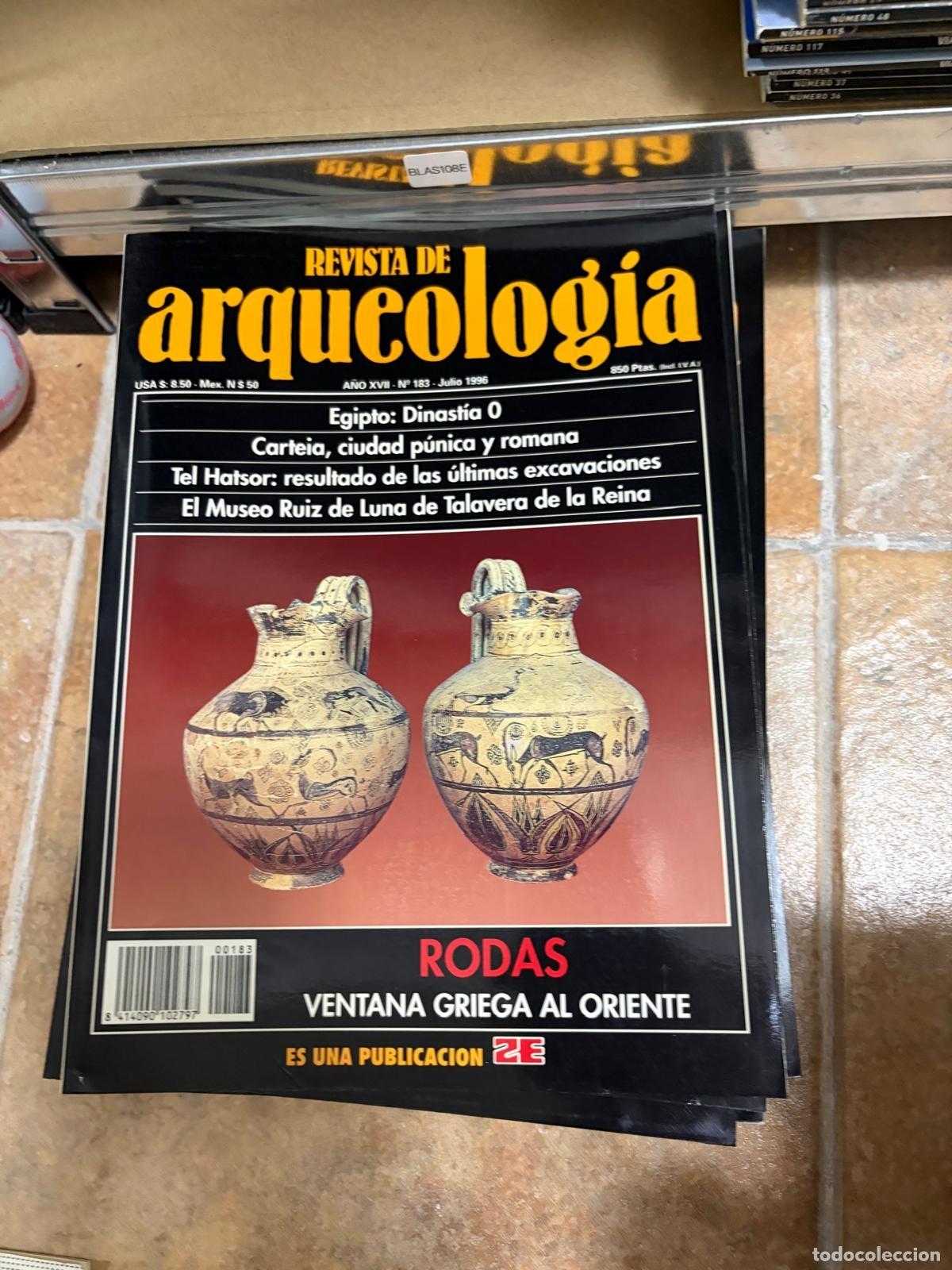 Coleccionismo de revistas y peri&oacute;dicos: BLAS108E REVISTA DE ARQUEOLOG&Iacute;A N.&ordm; 183 RODAS
