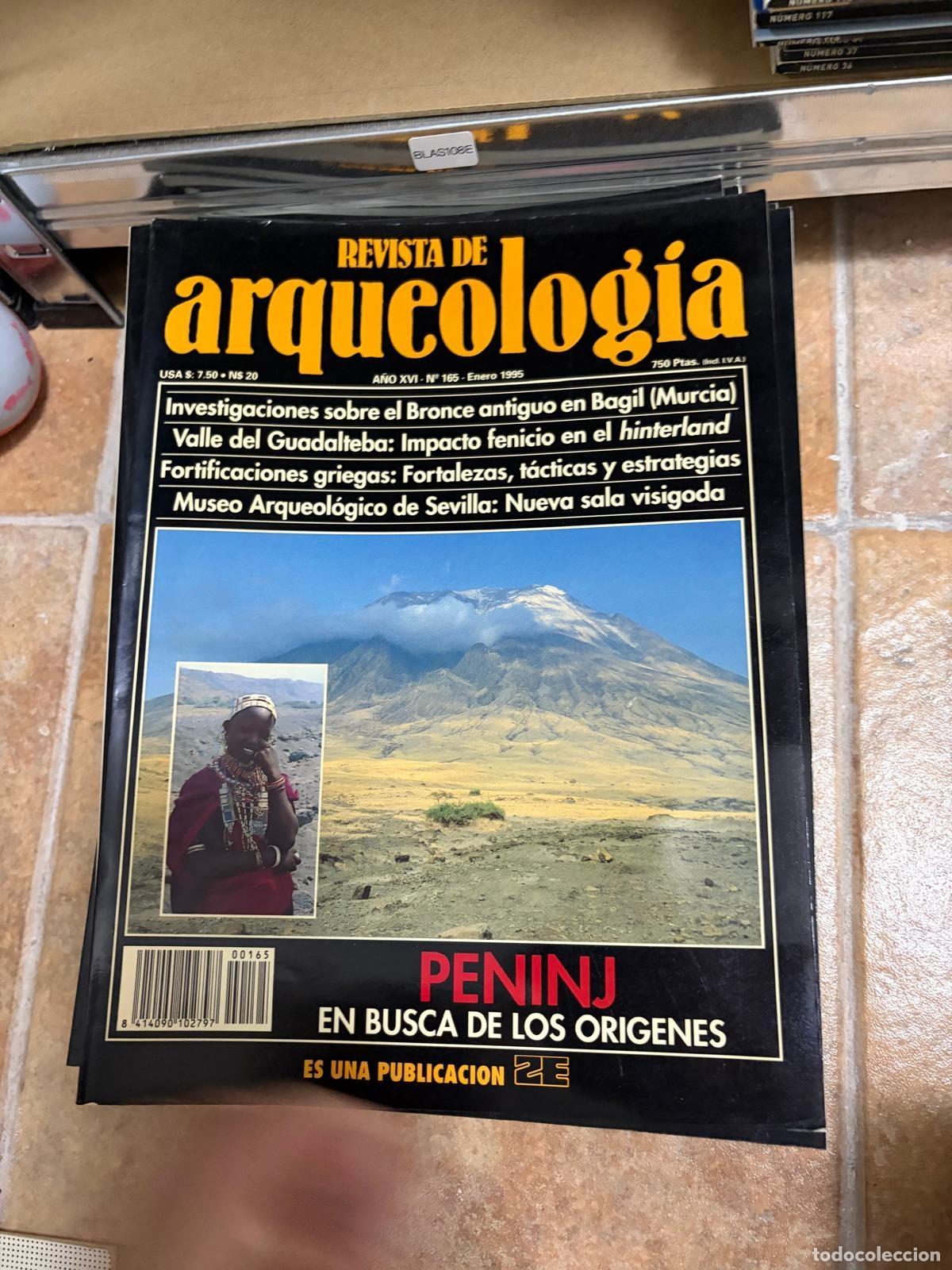 Coleccionismo de revistas y peri&oacute;dicos: BLAS108E REVISTA DE ARQUEOLOG&Iacute;A N.&ordm; 165 PENINJ