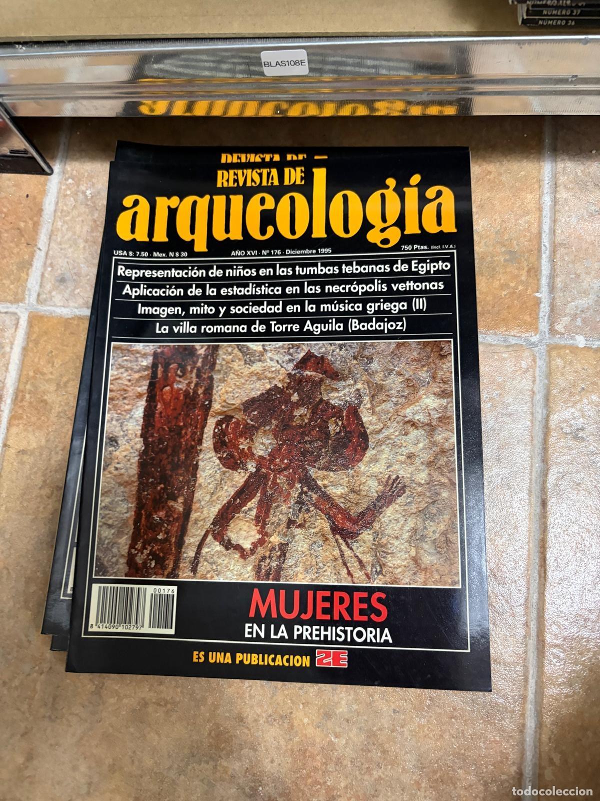 Coleccionismo de revistas y peri&oacute;dicos: BLAS108E REVISTA DE ARQUEOLOG&Iacute;A N.&ordm; 176 MUJERES EN LA PREHISTORIA