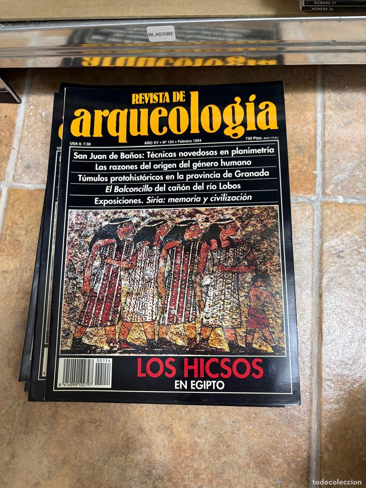 Coleccionismo de revistas y peri&oacute;dicos: BLAS108E REVISTA DE ARQUEOLOG&Iacute;A N.&ordm; 154 LOS HICSOS