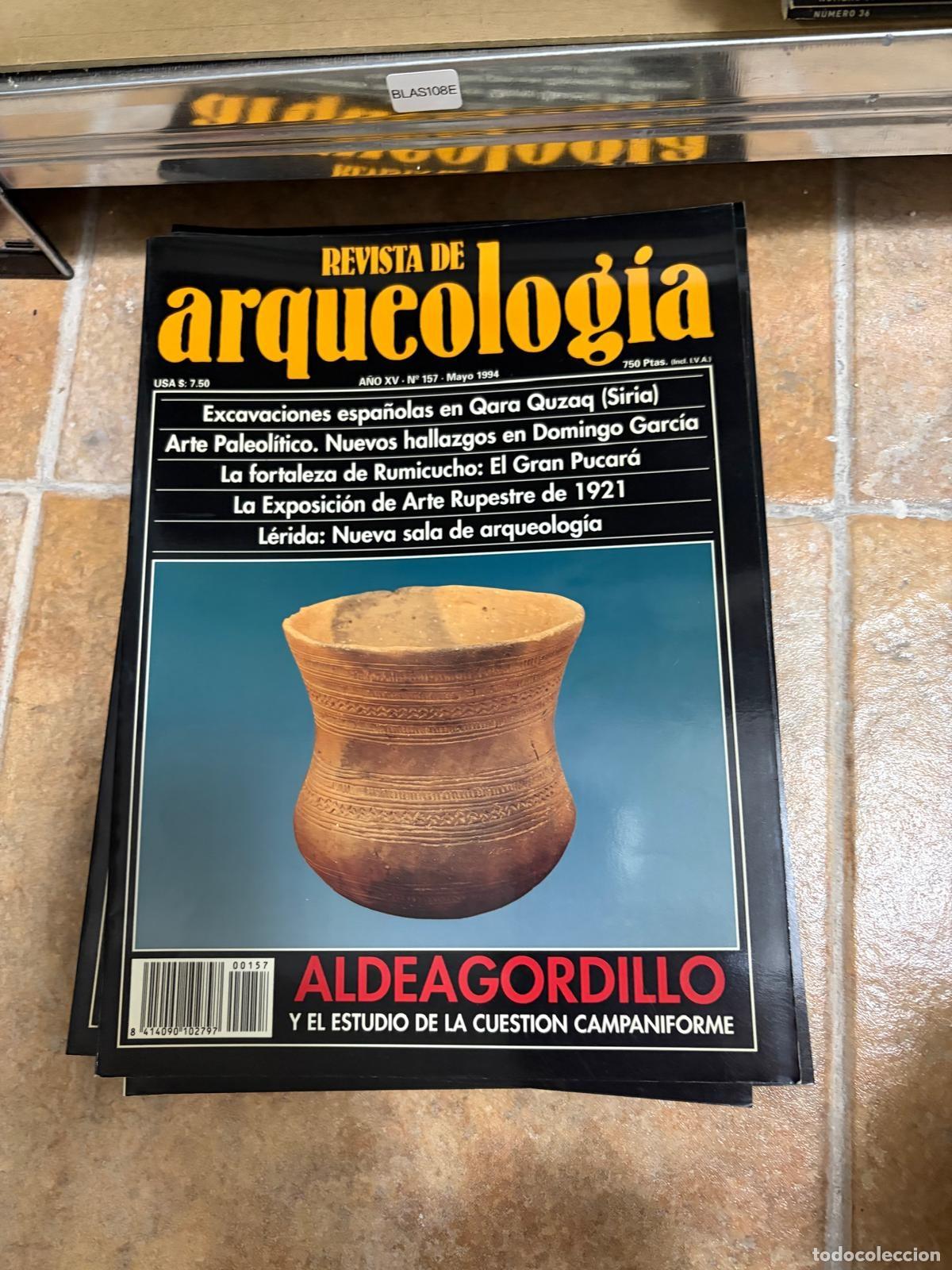 Coleccionismo de revistas y peri&oacute;dicos: BLAS108E REVISTA DE ARQUEOLOG&Iacute;A N.&ordm; 157 ALDEAGORDILLO