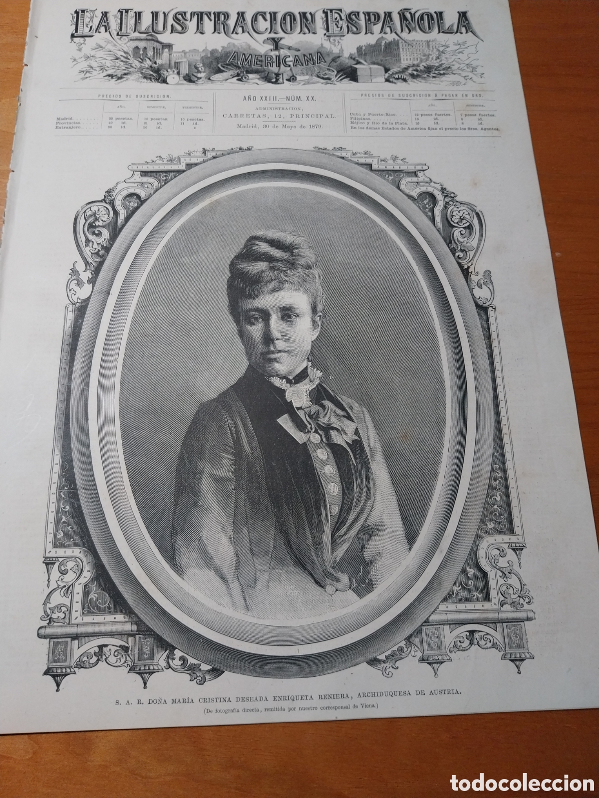 Coleccionismo de revistas y peri&oacute;dicos: REVISTA 1875 CASA HOSPICIO DE CADIZ. BALNEARIO DE URBERUAGA DE UBILLA