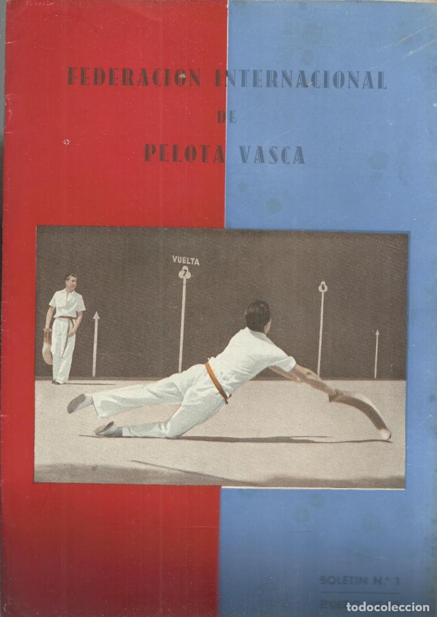 Coleccionismo de revistas y peri&oacute;dicos: Pelota Vasca . FIPV. N&uacute;meros 1,2 y 5 . Ver nota