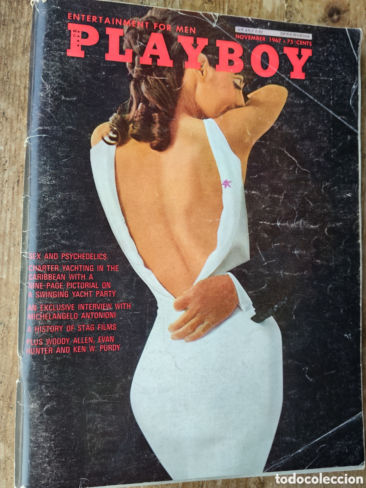 Coleccionismo de revistas y peri&oacute;dicos: PLAYBOY USA NOVEMBER 1967 PLAYMATE KAYA CHRISTIAN MICHELANGELO ANTONIONI INTEVIEW COVER BETH HYATT
