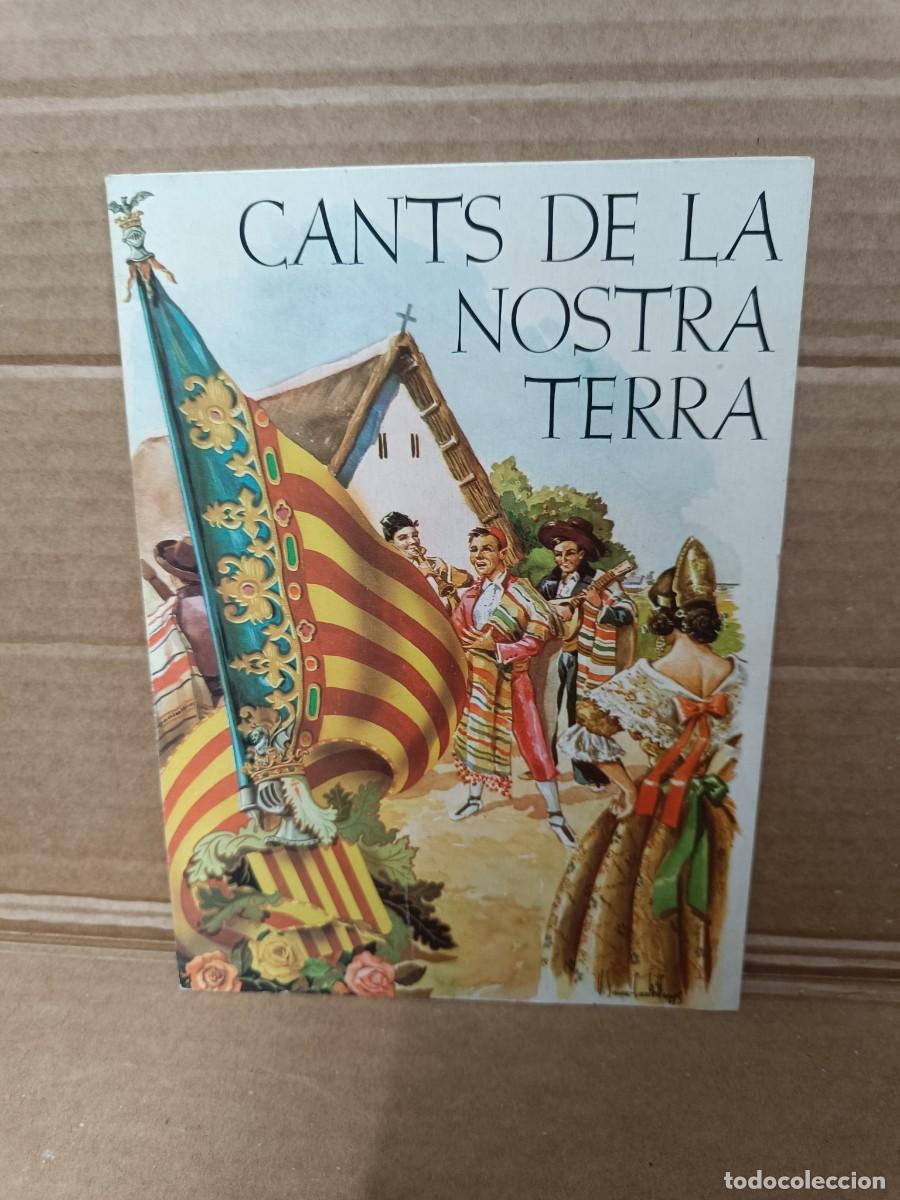 Collezionismo di Riviste e Giornali: ANTIGUO PANFLETO VALENCIANISTA CANTS DE LA NOSTRA TERRA, HIMNE VALENCIA 1975 TRANSICION POLITICA P30