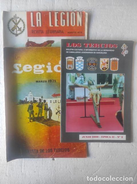 Coleccionismo de revistas y peri&oacute;dicos: lote 3 revistas LA LEGION revista de los tercios