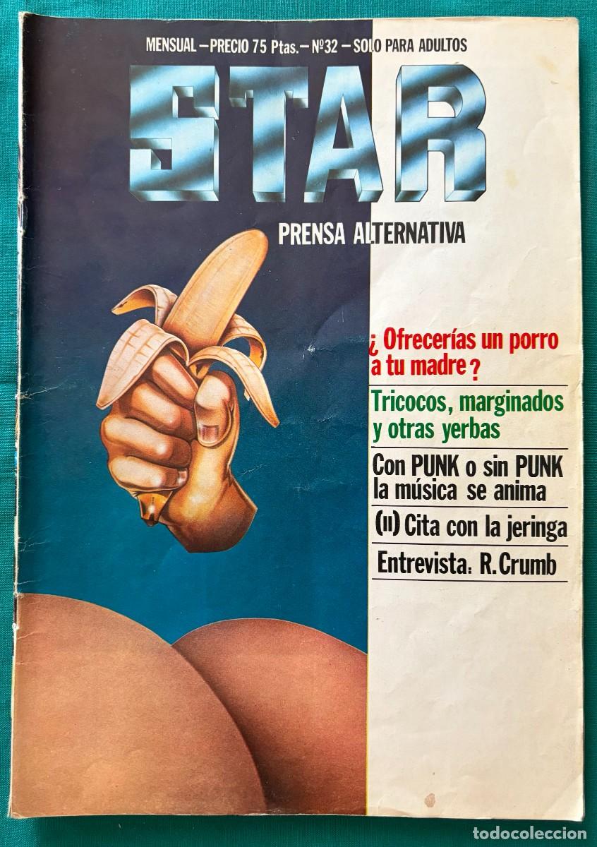 Coleccionismo de revistas y peri&oacute;dicos: RVST032, STAR, COMIX Y PRENSA MARGINAL, PRENSA ALTERNATIVA, N&ordm; 32