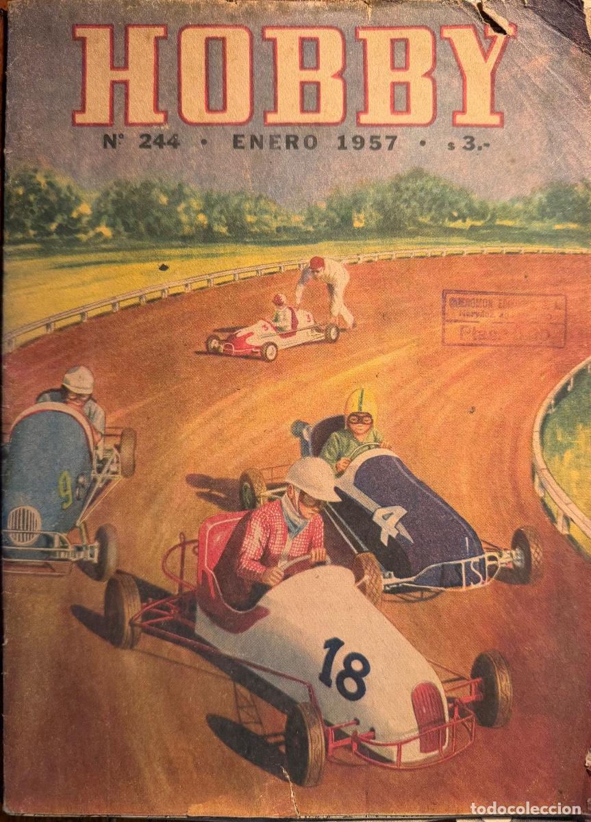 Coleccionismo de revistas y peri&oacute;dicos: REVISTA HOBBY ENERO 1957 N&ordm;244