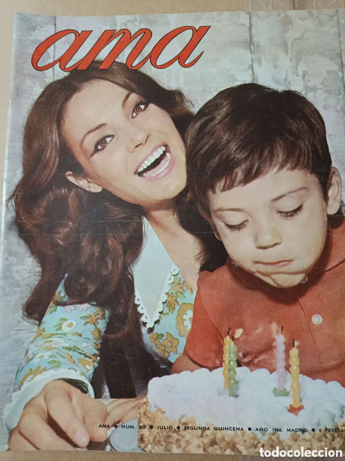 Coleccionismo de revistas y peri&oacute;dicos: Carmen Sevilla revista Ama editada en Espa&ntilde;a N⁰207 A&ntilde;o 1968.