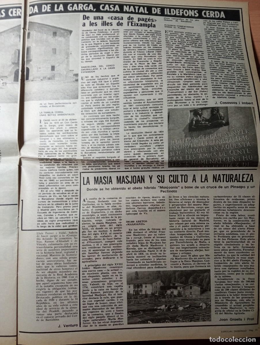 Coleccionismo de revistas y peri&oacute;dicos: REVISTA A&Ntilde;O 1975 VIC LA CASA DELS BOJOS ABADAL DEL PRADELL MAS CERDA DE LA GARGA IDELFONS CERDA