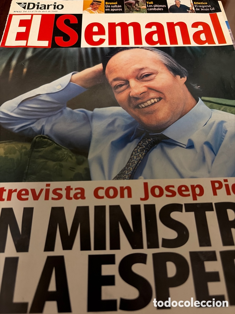 Coleccionismo de revistas y peri&oacute;dicos: Revista el semanal a&ntilde;o 2000 Jes&uacute;s Gil Li&eacute;bana Josep Piqu&eacute;