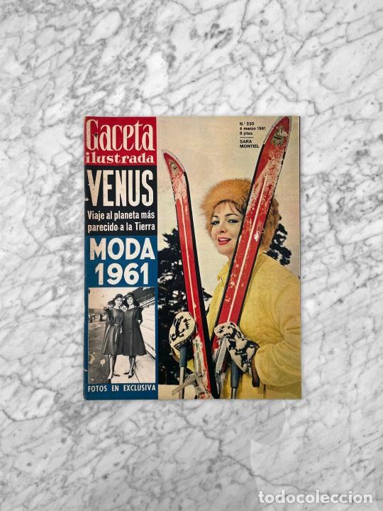 Coleccionismo de revistas y peri&oacute;dicos: GACETA ILUSTRADA - 1961 - ACCIDENTE DE IMAC EN VALLECAS, SARA MONTIEL, FULTON SHEEN, HELEN HAYES