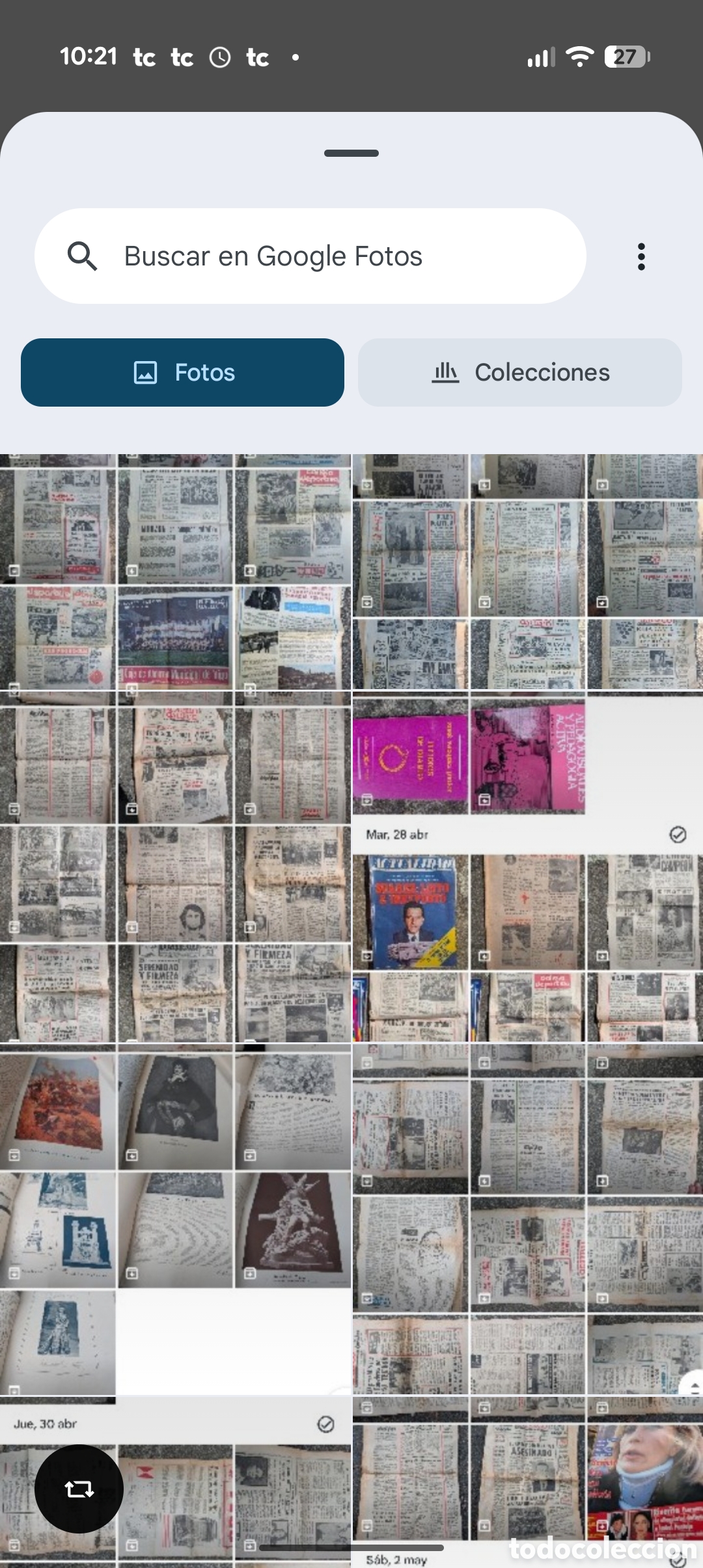 Coleccionismo de revistas y peri&oacute;dicos: Lote Peri&oacute;dicos Hist&oacute;ricos de 1975 - Muerte de Franco y Sucesos de la &Eacute;poca - El Pueblo Gallego / In