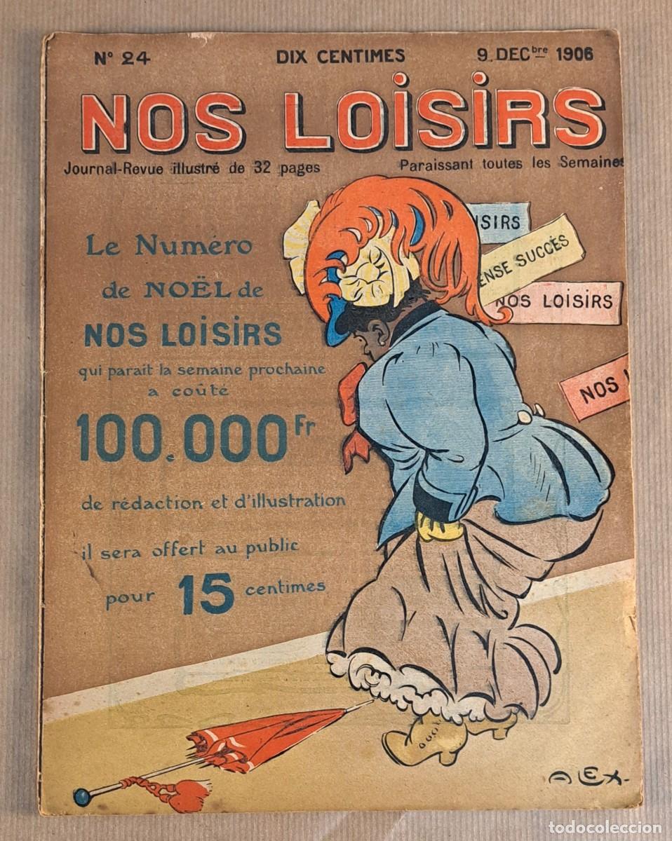 Coleccionismo de revistas y peri&oacute;dicos: Nos Loisirs n&ordm; 24 (9 diciembre 1906) &ndash; Revista ilustrada francesa