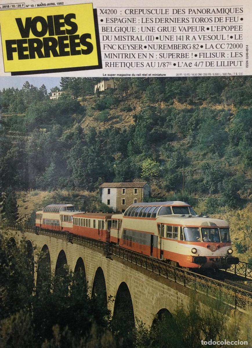 Coleccionismo de revistas y peri&oacute;dicos: REVISTA FERROVIARIA VOIES FERR&Eacute;ES N&ordm;