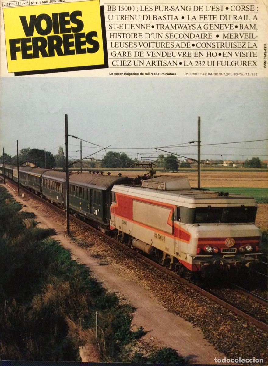 Coleccionismo de revistas y peri&oacute;dicos: REVISTA FERROVIARIA VOIES FERR&Eacute;ES N&ordm; 11
