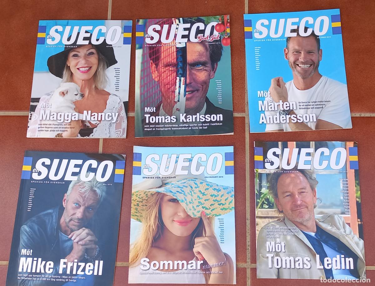 Coleccionismo de revistas y peri&oacute;dicos: En Sueco 2018, 6 n&ordm;s, revista mensual dirigida a la comunidad sueca en la costa del sol, Espa&ntilde;a