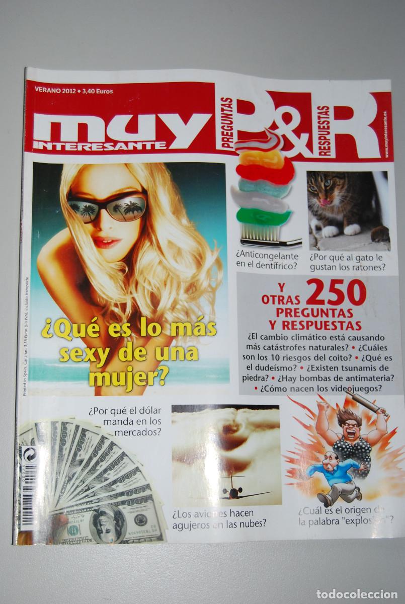 Coleccionismo de revistas y peri&oacute;dicos: PREGUNTAS Y RESPUESTAS-NUMERO VERANO 2012- MUY INTERESANTE.