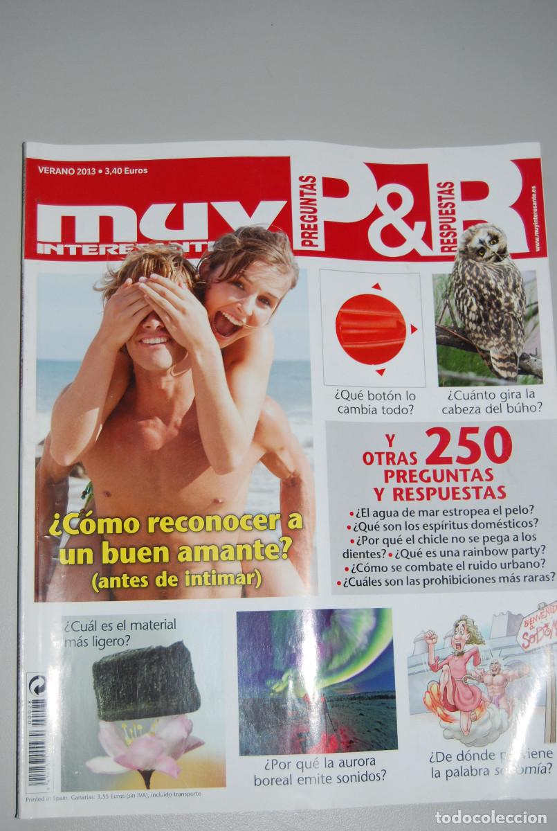 Coleccionismo de revistas y peri&oacute;dicos: PREGUNTAS Y RESPUESTAS-NUMERO VERANO 2013- MUY INTERESANTE.