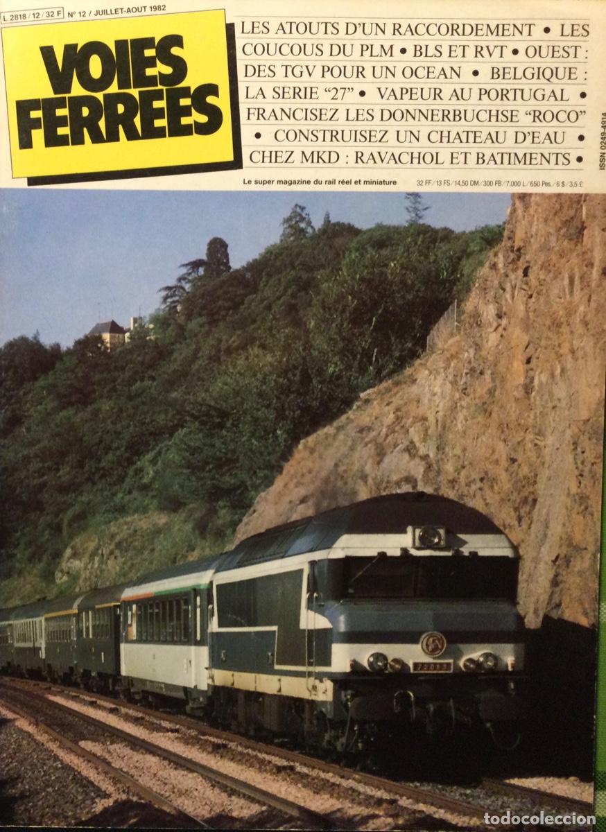 Coleccionismo de revistas y peri&oacute;dicos: REVISTA FERROVIARIA VOIES FERR&Eacute;ES N&ordm; 12