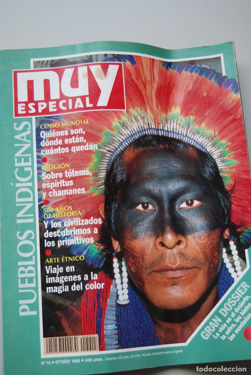 Coleccionismo de revistas y peri&oacute;dicos: MUY ESPECIAL-NUMERO 15-OTO&Ntilde;O-1993-PUEBLOS INDIGENAS.