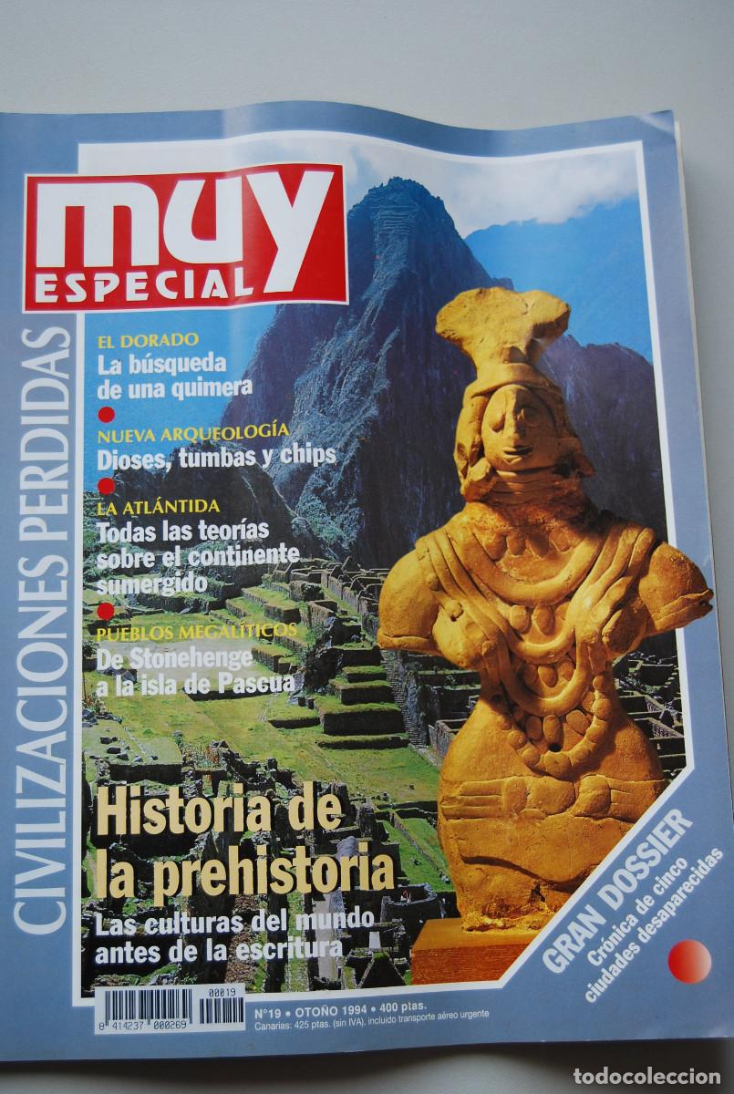 Coleccionismo de revistas y peri&oacute;dicos: MUY ESPECIAL-NUMERO 19-OTO&Ntilde;O-1994 : CIVILIZACIONES PERDIDAS