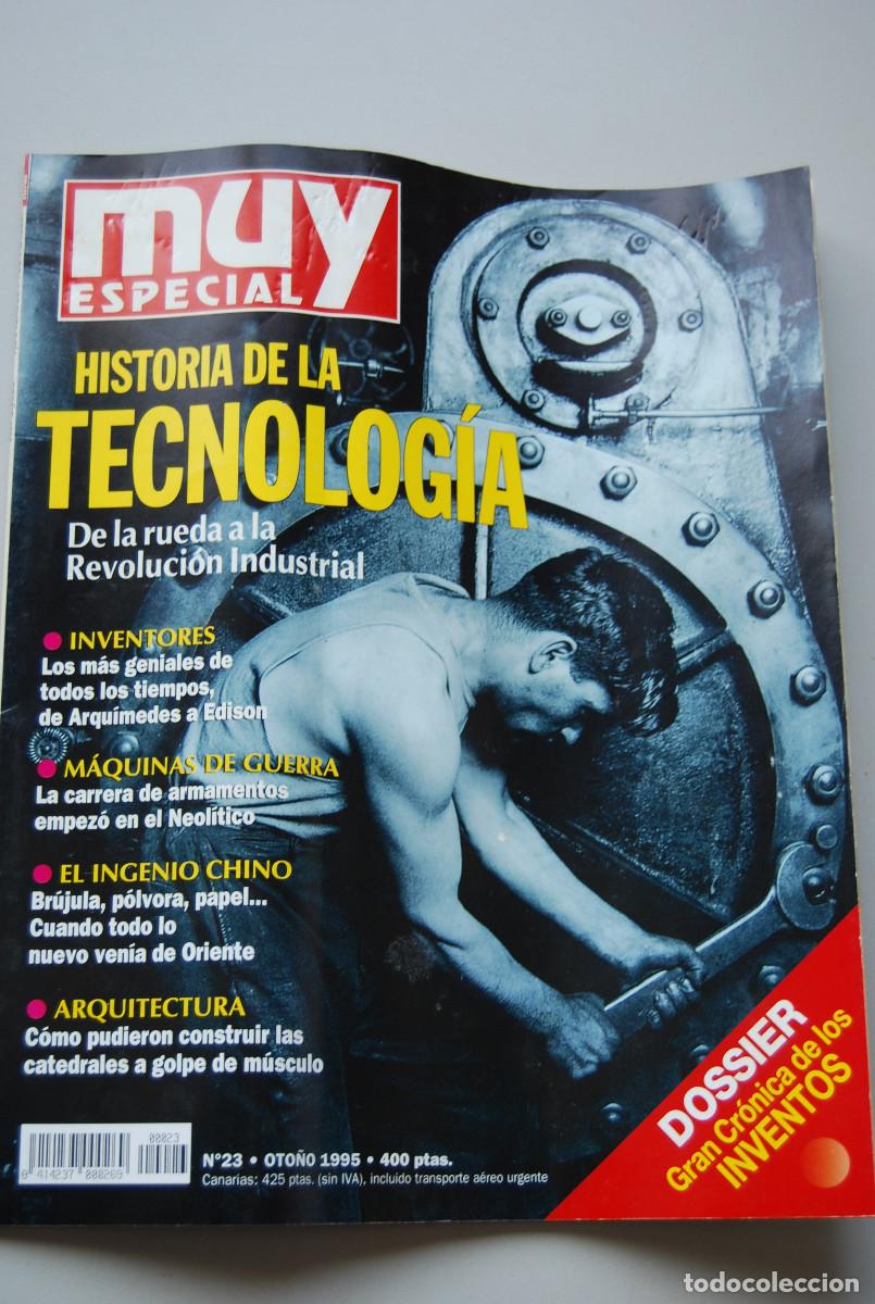 Coleccionismo de revistas y peri&oacute;dicos: MUY ESPECIAL-NUMERO 23-OTO&Ntilde;O-1995 : HISTORIA DE LA TECNOLOGIA:GRAN CR&Oacute;NICA DE LOS INVENTOS-