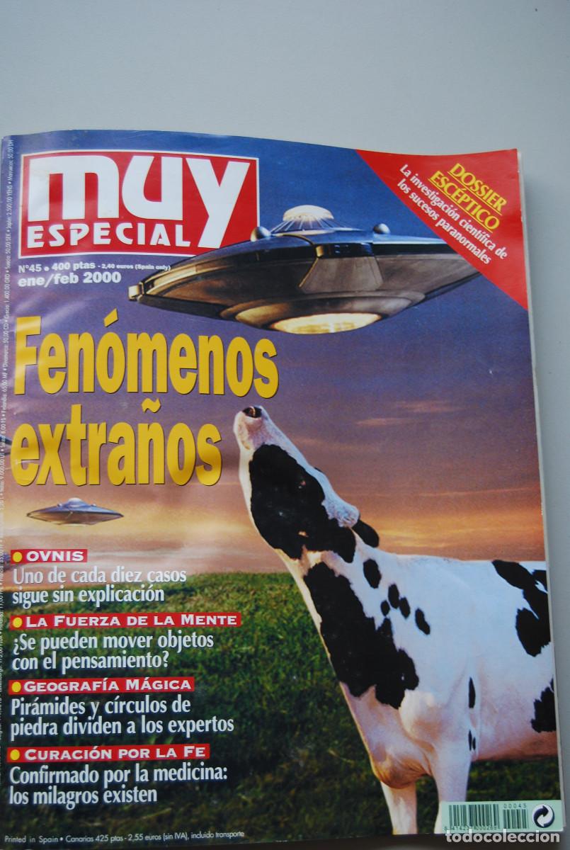 Coleccionismo de revistas y peri&oacute;dicos: MUY ESPECIAL-NUMERO 45-ENERO/FEBRERO 2000 : FEN&Oacute;MENOS EXTRA&Ntilde;OS-DOSSIER EXC&Eacute;PTICO