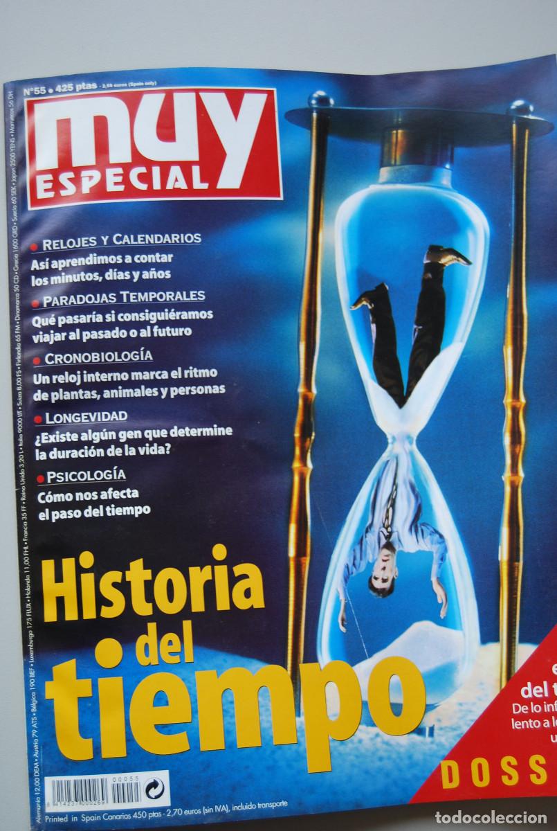 Coleccionismo de revistas y peri&oacute;dicos: MUY ESPECIAL-NUMERO 55: HISTORIA DEL TIEMPO