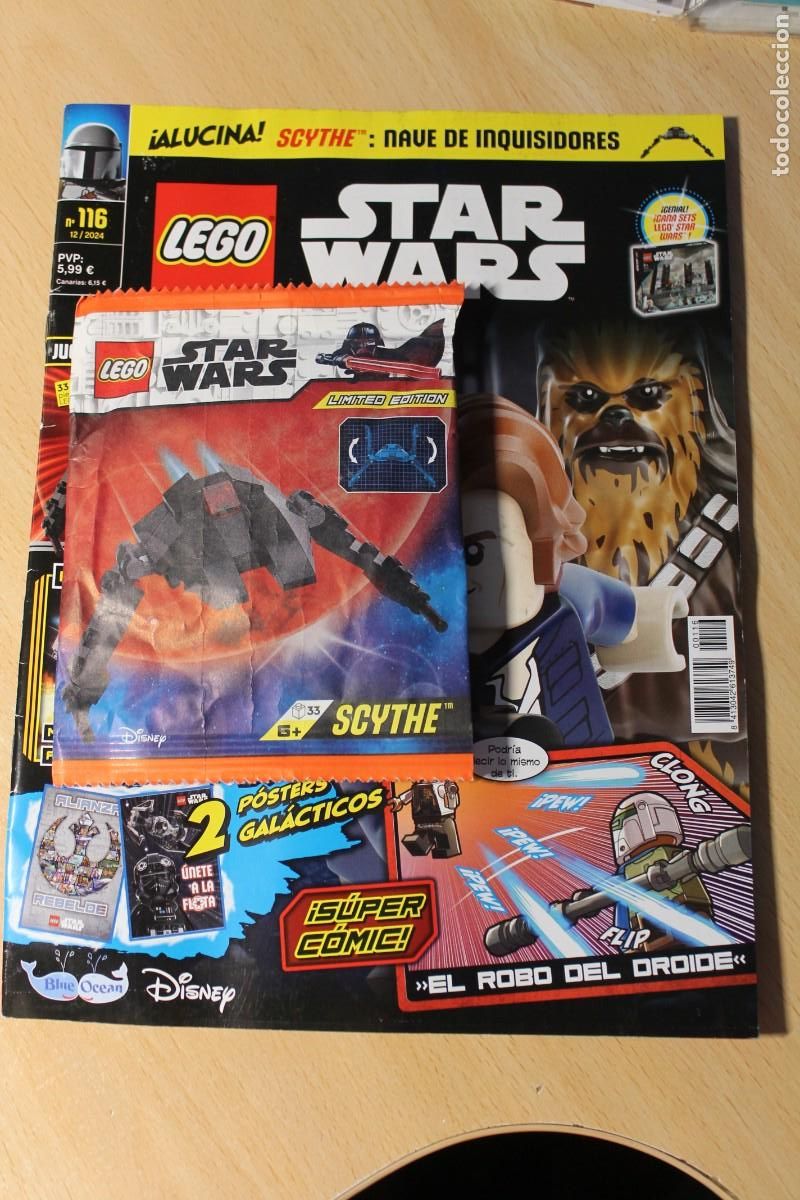 Coleccionismo de revistas y peri&oacute;dicos: REVISTA LEGO, NUMERO 116. Diciembre 2024. Con sobre y figura NAVE SCYTHE (33 pcs) EDICI&Oacute;N LIMITADA.