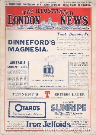 Coleccionismo de revistas y peri&oacute;dicos: THE ILLUSTRATED LONDON NEWS - AUGUST 18, 1928 - A-REV-3162