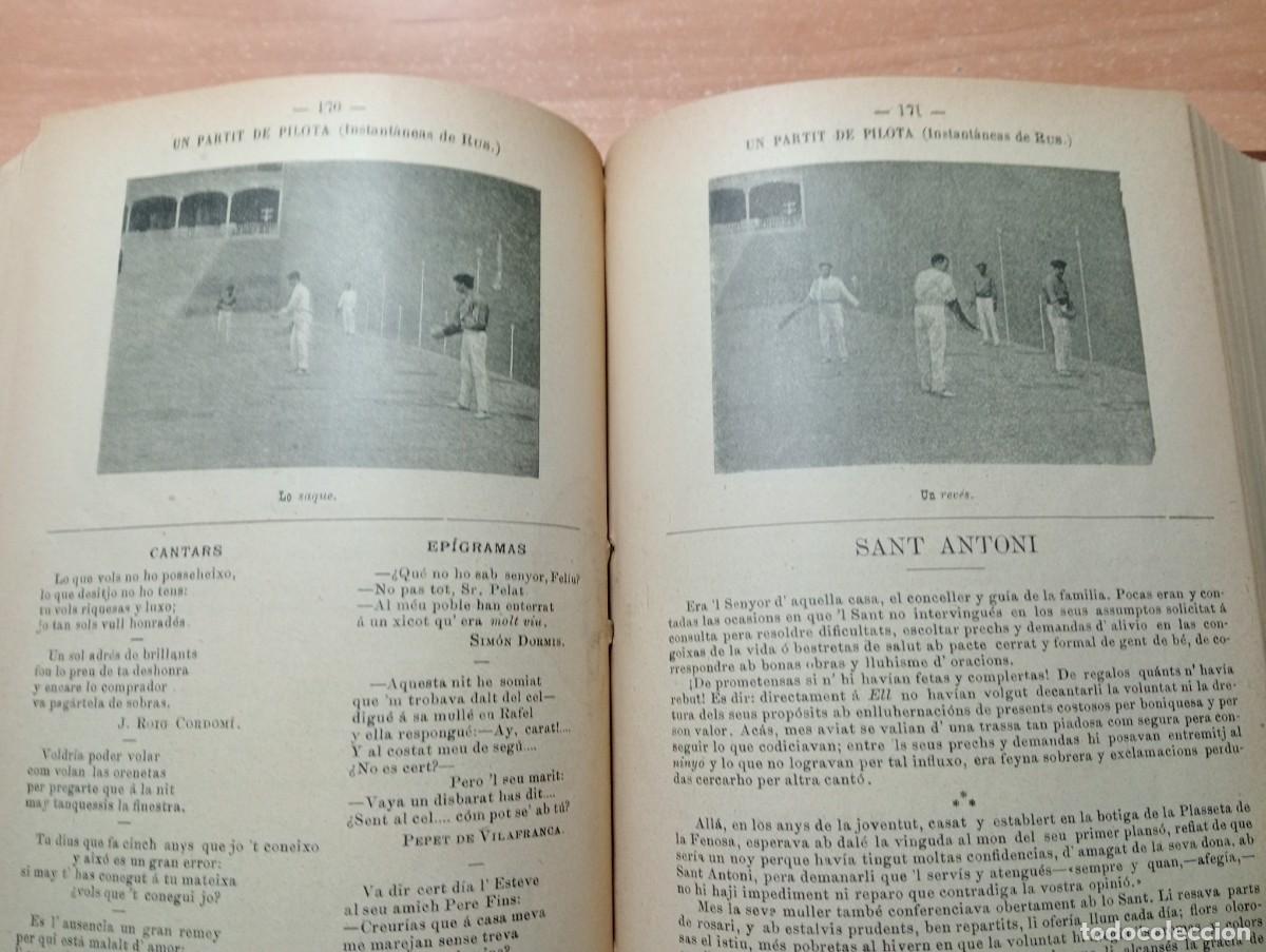 Collection Magazines and Newspapers: REVISTA ENTERA CATALANA A&Ntilde;O 1896 CLAUSTRE SOLSONA COSTA DE MORERA CADAQUES PELOTA VASCA