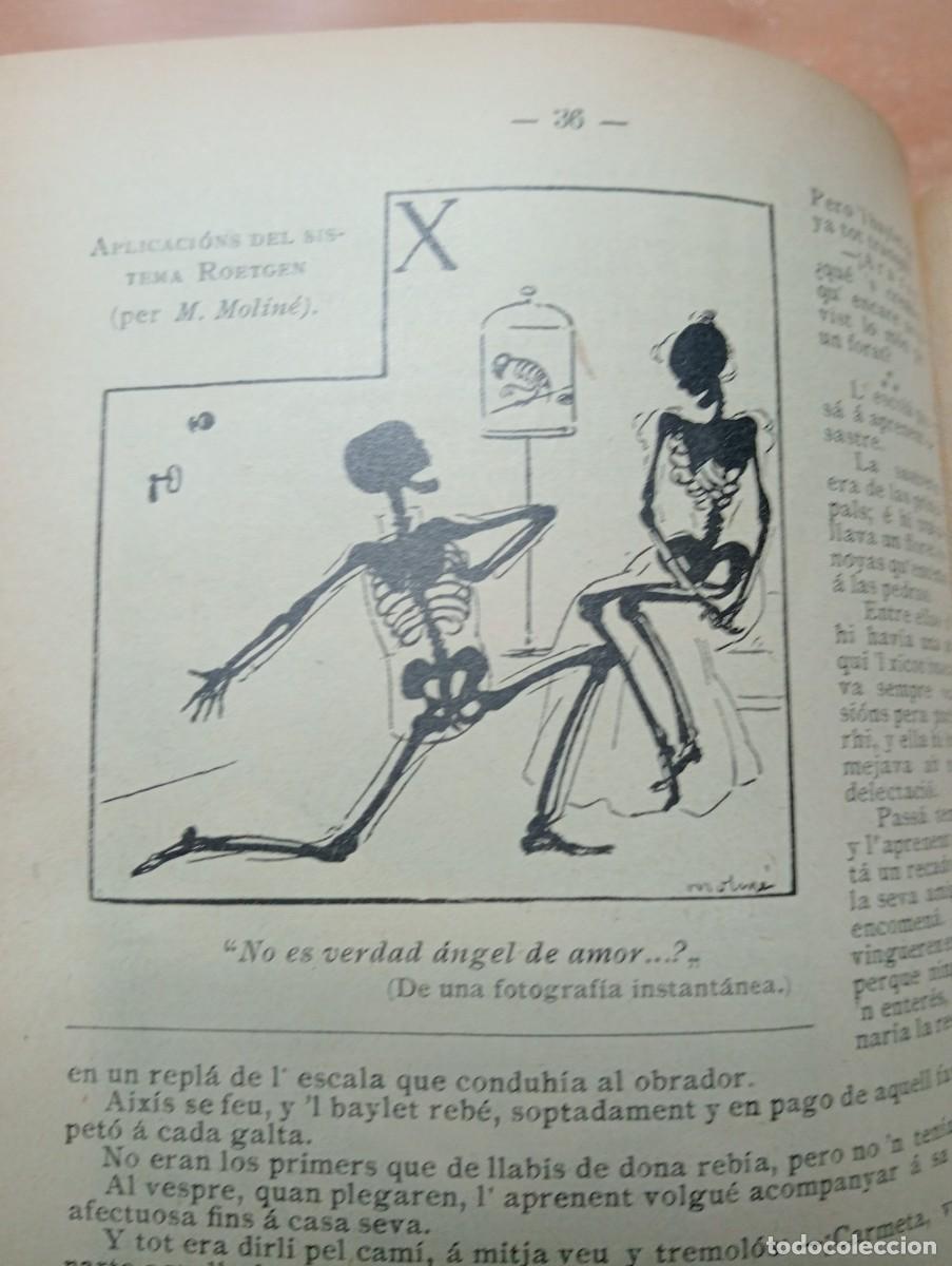 Coleccionismo de revistas y peri&oacute;dicos: REVISTA ENTERA CATALANA A&Ntilde;O 1898 CARNAVAL ESQUELETOS CALAVERAS RAYOS X RIPOLLET
