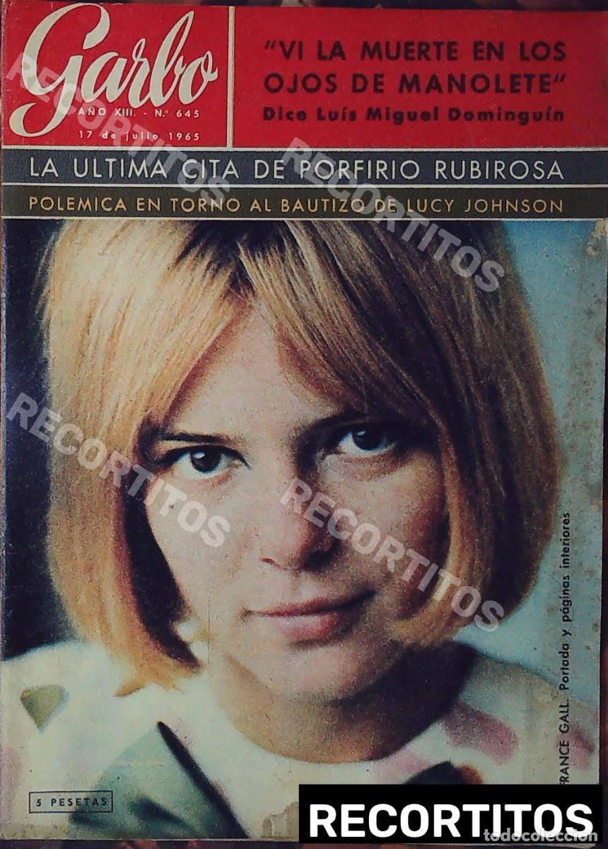 Coleccionismo de revistas y peri&oacute;dicos: france gall recorte portada la mu&ntilde;eca