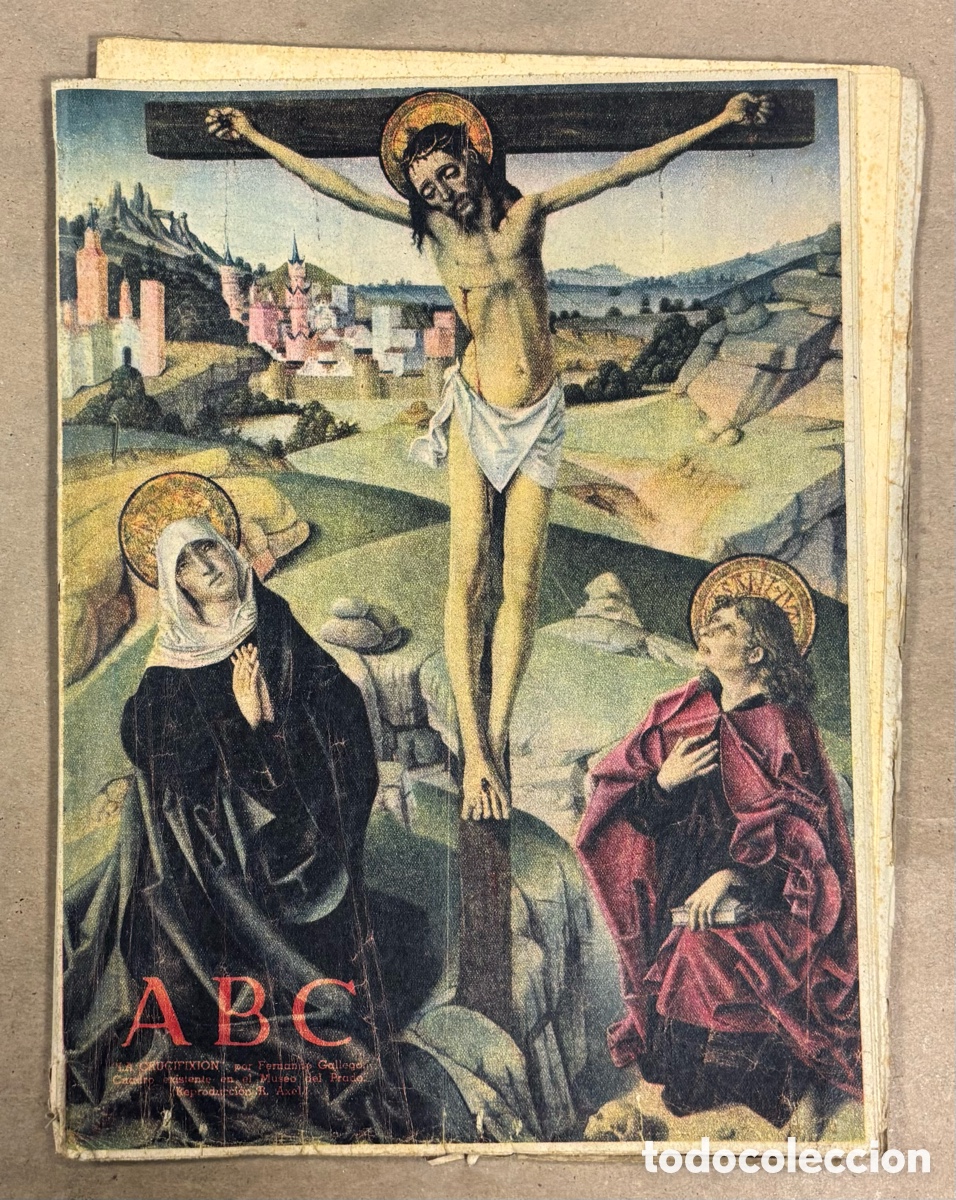 Coleccionismo de revistas y peri&oacute;dicos: ABC (9 ABRIL 1960) LUCHA POR LA LIGA BARCELONA - REAL MADRID, ANTONIO SU&Aacute;REZ VENCEDOR CARRERA CICLIS