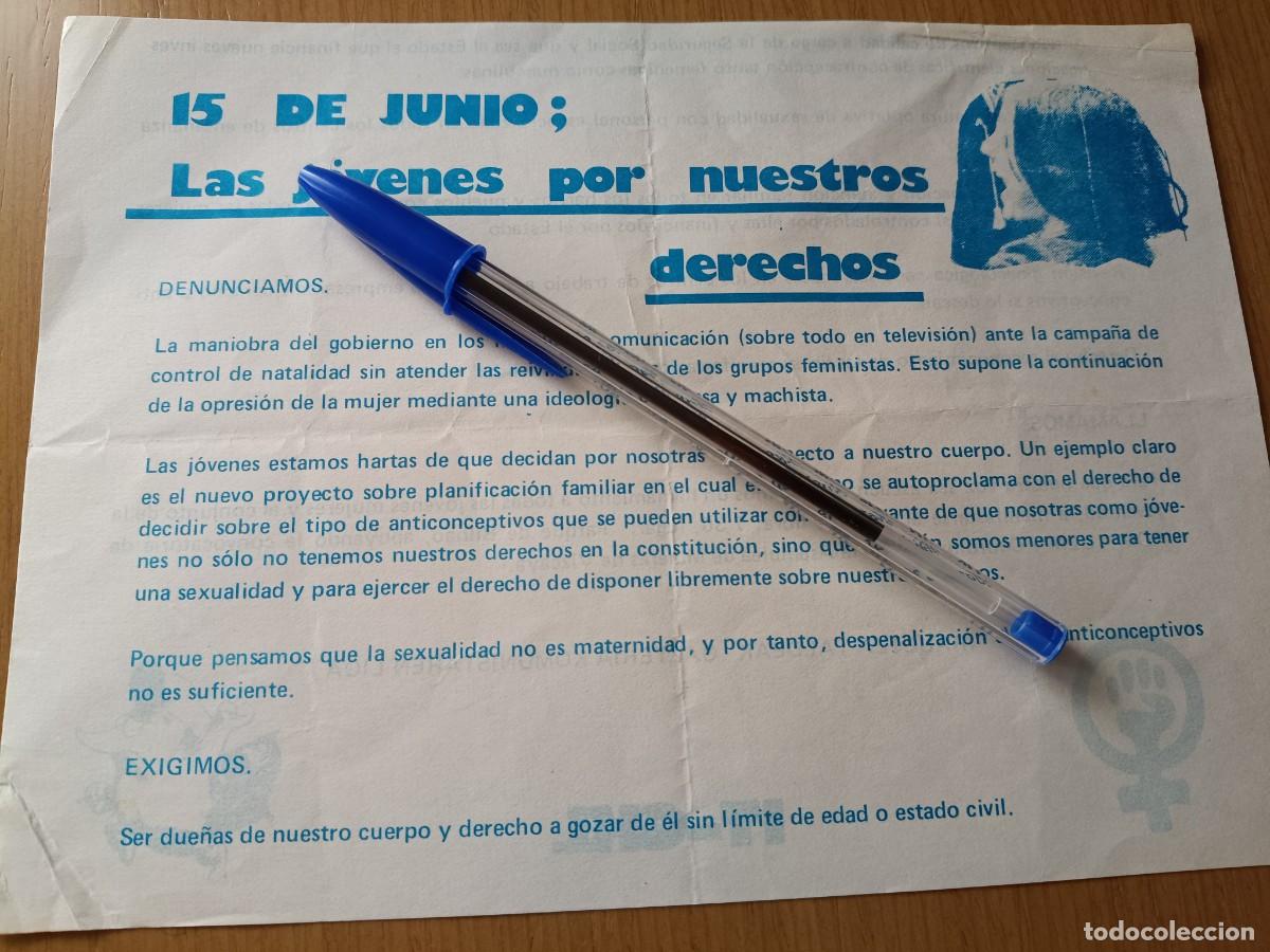 Coleccionismo de revistas y peri&oacute;dicos: FEMINISMO. OCTAVILLA IRAULTZA TALDEA-GKL (LKI) MANIFESTACI&Oacute;N LIBERTAD SEXUAL CONTROL NATALIDAD 1978