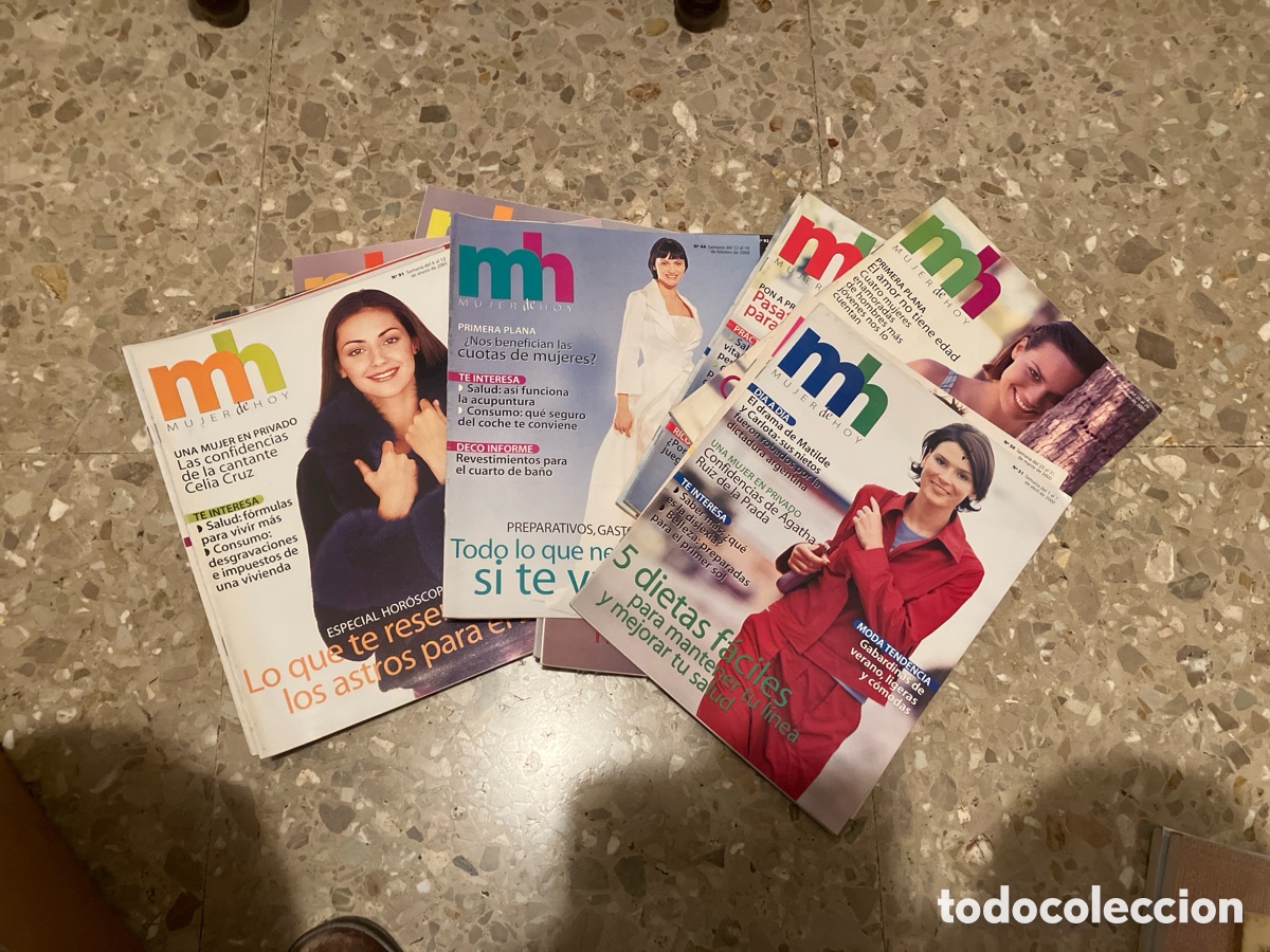 Coleccionismo de revistas y peri&oacute;dicos: 20 revistas mujer hoy mh