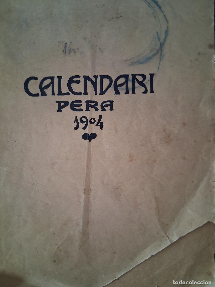 Coleccionismo de revistas y peri&oacute;dicos: Calendari pera 1904. Falta portada . molt il&middot;lustrat,, edita Patufet 1de desembre de 1903