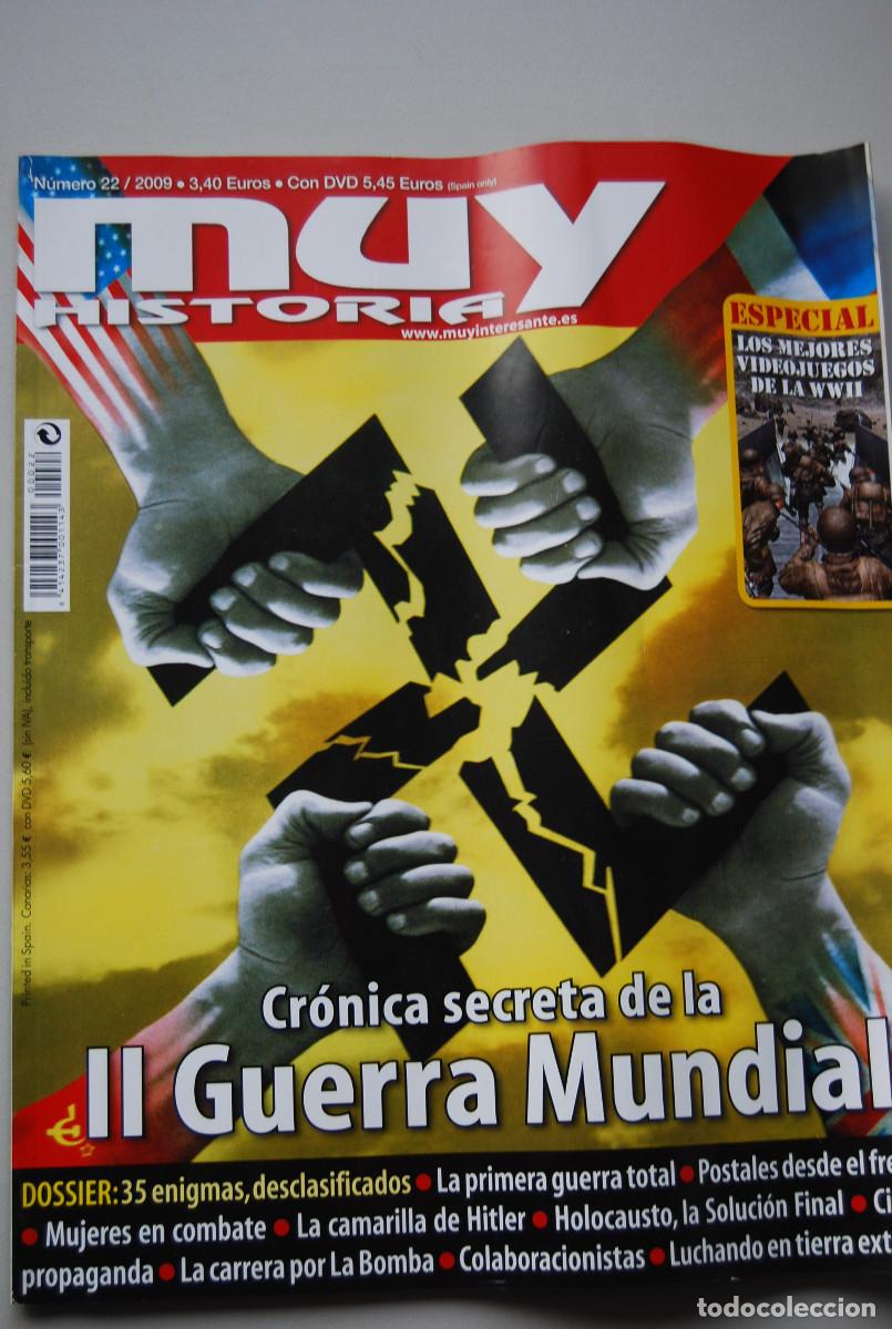 Coleccionismo de revistas y peri&oacute;dicos: MUY HISTORIA-NUMERO-22-2008: CR&Oacute;NICA SECRETA DE LA SEGUNDA GUERRA MUNDIAL