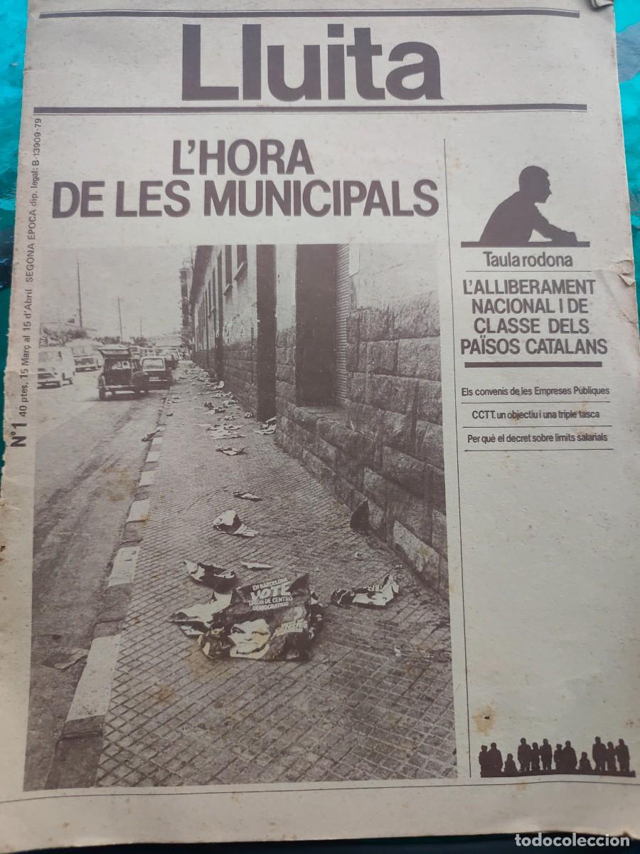 Coleccionismo de revistas y peri&oacute;dicos: Revista Lluita transici&oacute;n 1979 n1