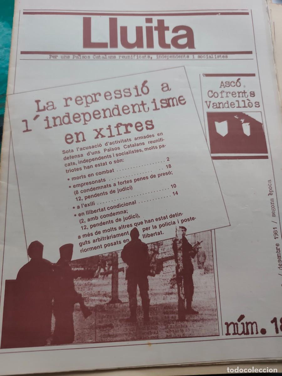 Coleccionismo de revistas y peri&oacute;dicos: Revista Lluita transici&oacute;n 1979 n18