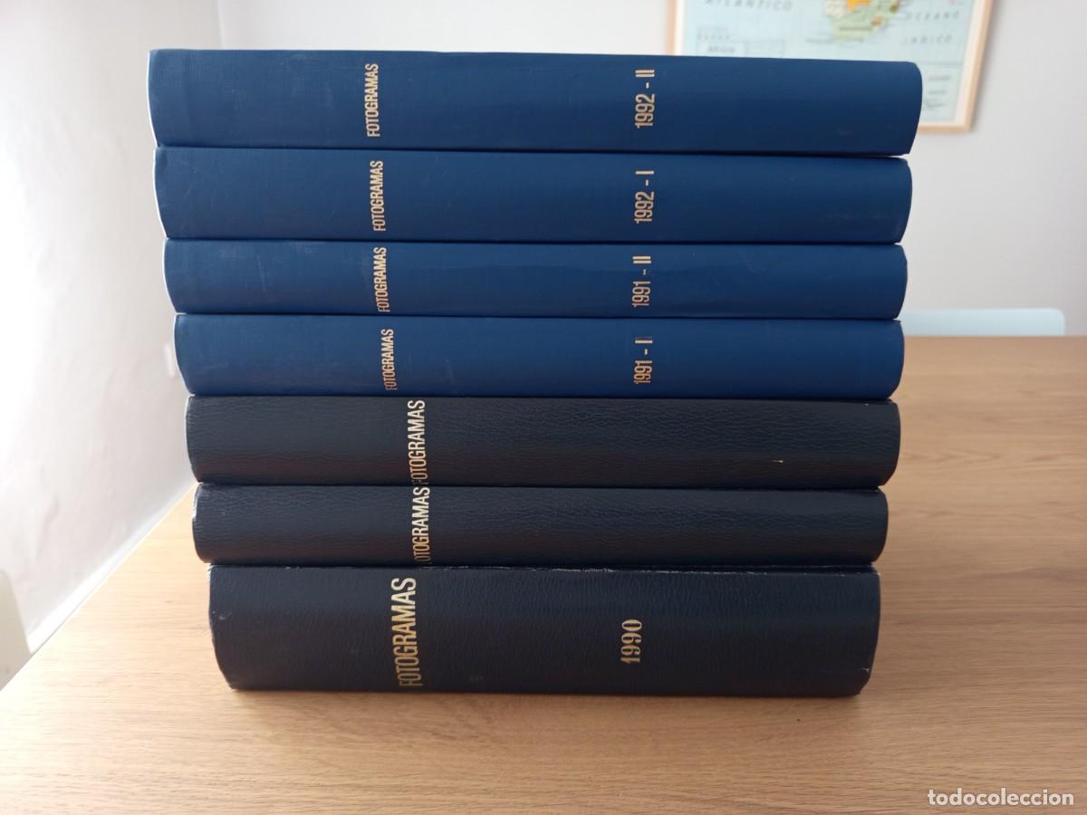 Coleccionismo de revistas y peri&oacute;dicos: GRAN LOTE REVISTAS FOTOGRAMAS / 6 TOMOS A&Ntilde;OS 1990/1991/1992 COMPLETOS + 1 TOMO REVISTAS 1987/88.